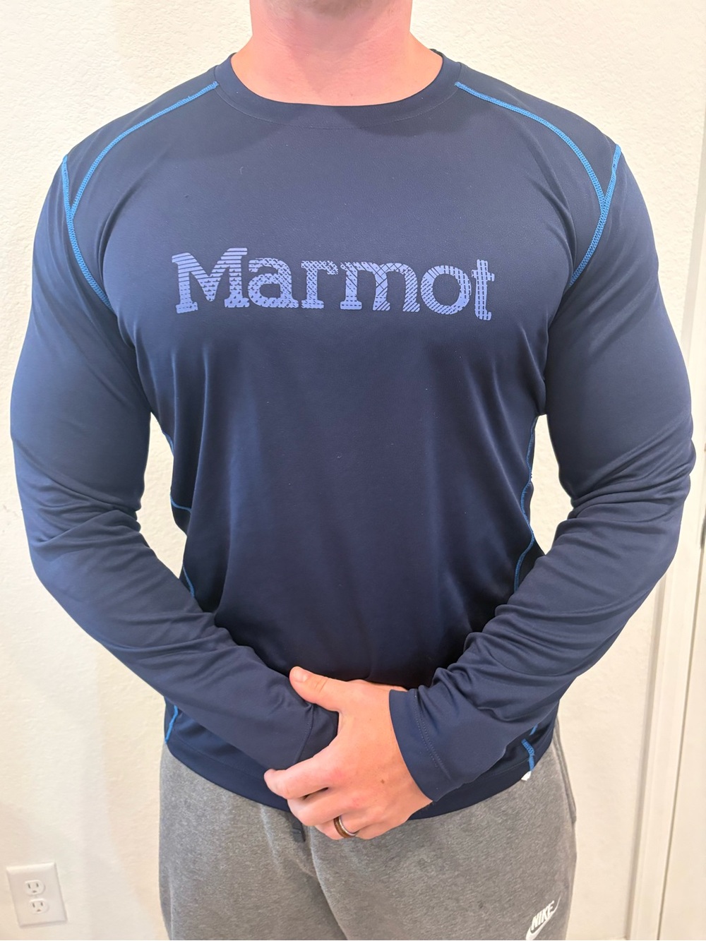 Marmot Navy Long-Sleeve shirt